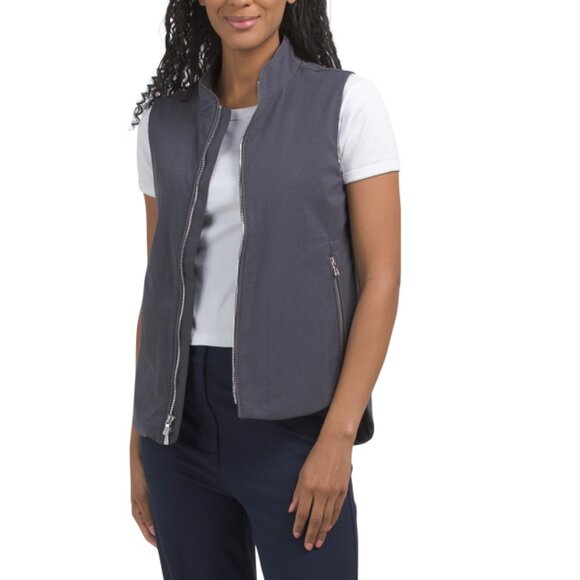 PETER MILLAR graphite Surge Full Zip Vest - Picture 1 of 2
